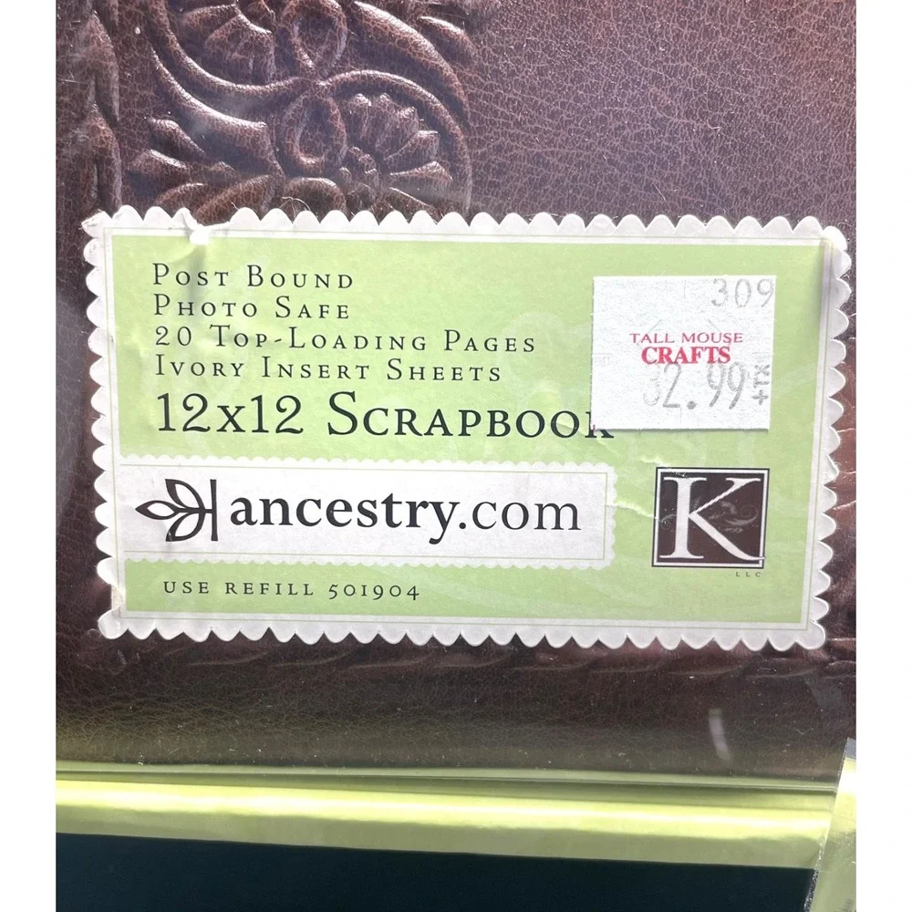 K & Company 12 x 12 Scrapbook 3 Album Lot Pirate Anchors Leather + more NEW